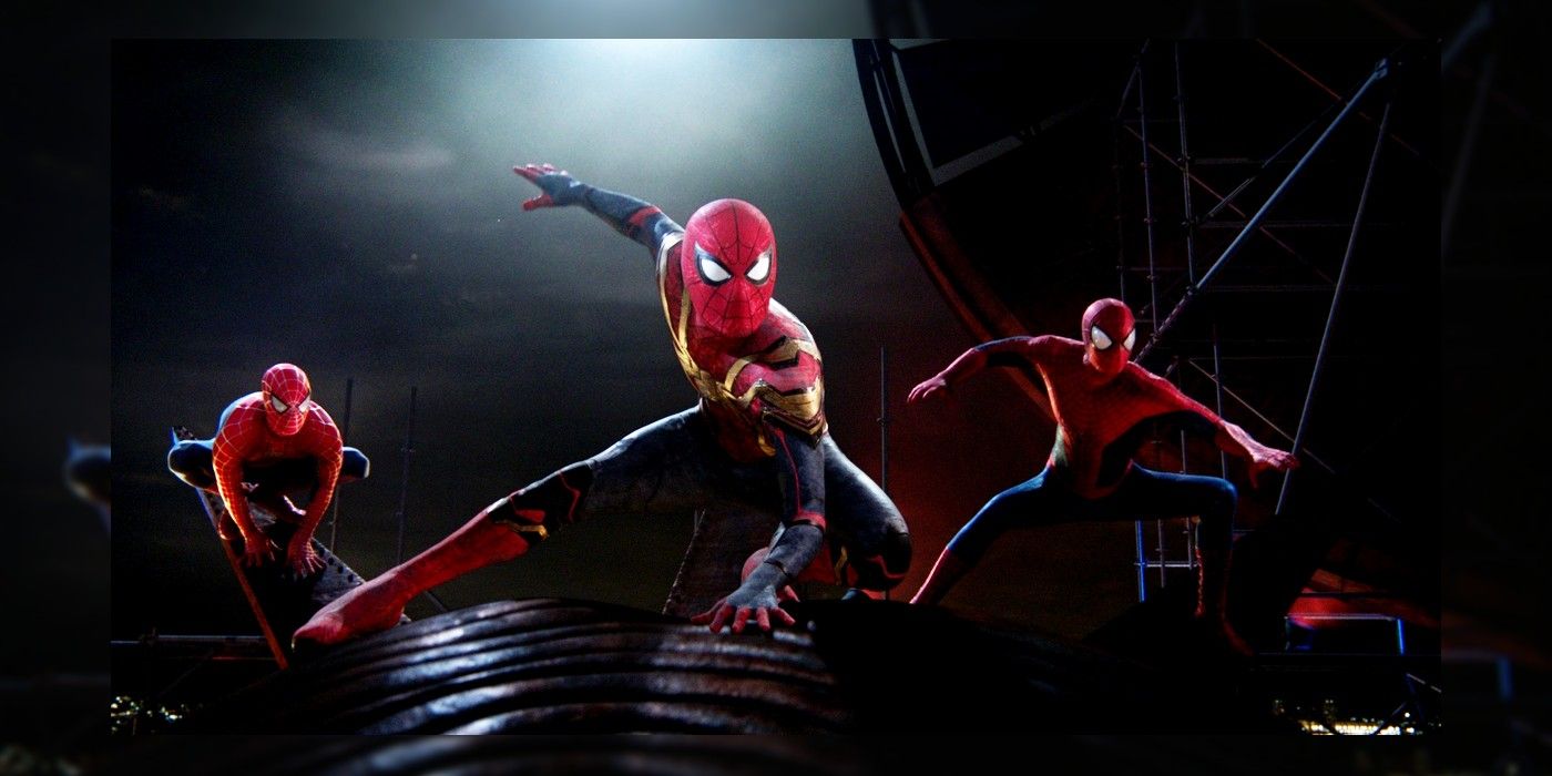 Spider-Man No Way Home Tobey Maguire Andrew Garfield Tom Holland Together