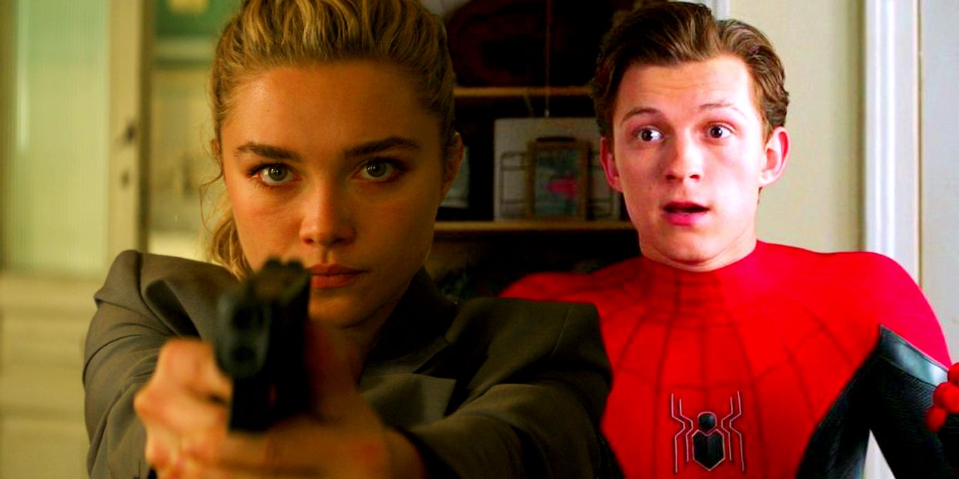 Tom Holland Spider-Man and Florence Pugh's Yelena Belova