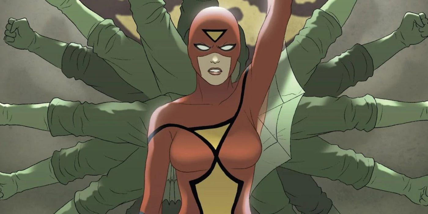 Spider-Woman training with Hydra
