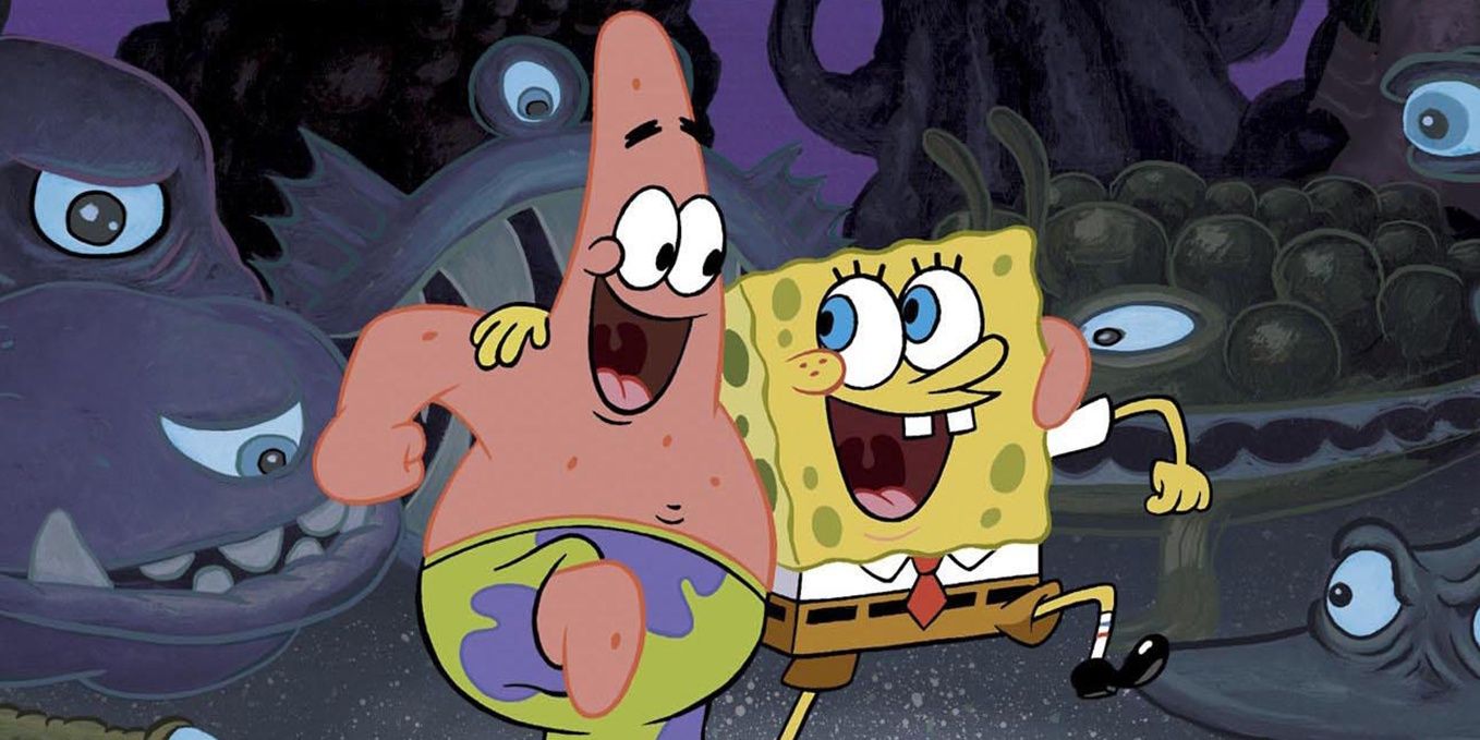 SpongeBob and Patrick in The SpongeBob SquarePants Movie