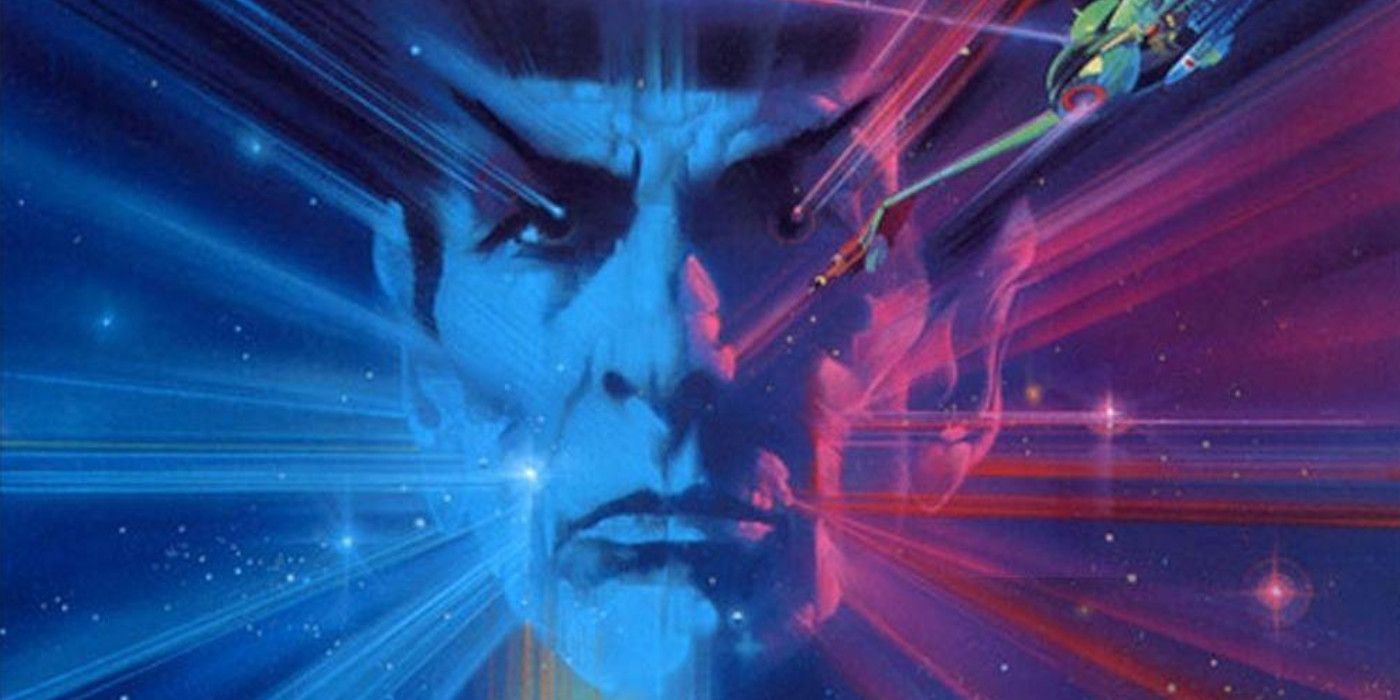 Spock's Head on the Star Trek III: The Search For Spock Poster