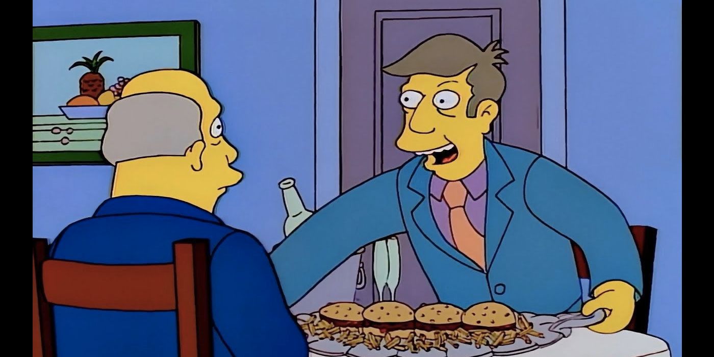 Steamed hams scene from The Simpsons.