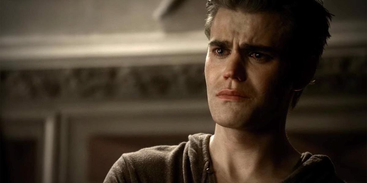 Stefan crying on The Vampire Diaries Cropped