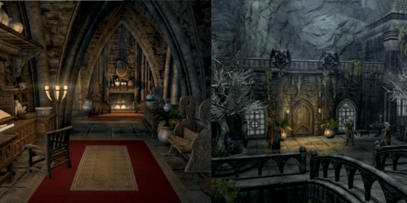 Bloodchill Manor interior and exterior in Skyrim