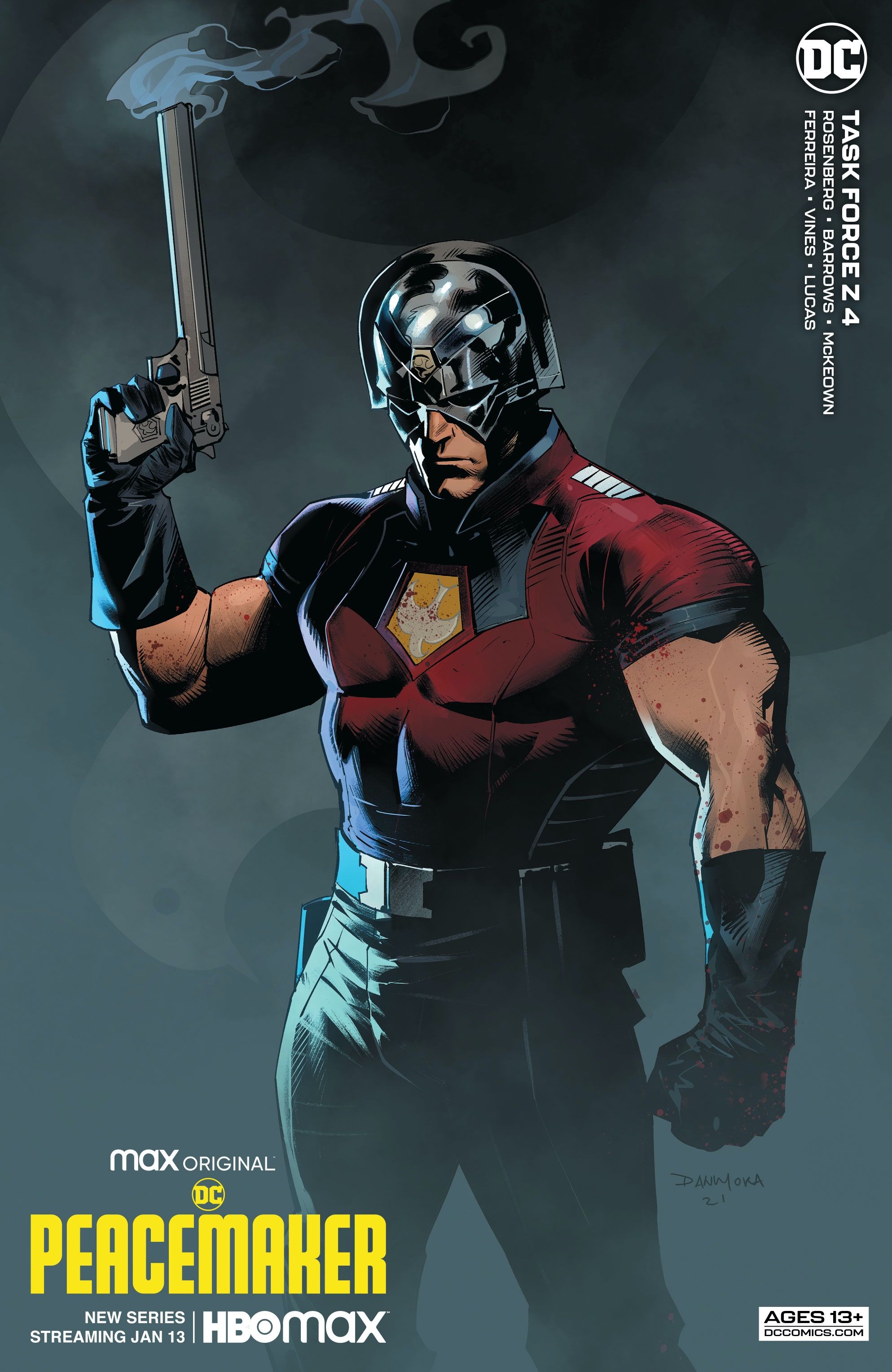 Task Force Z 4 preview cover, Peacemaker variant