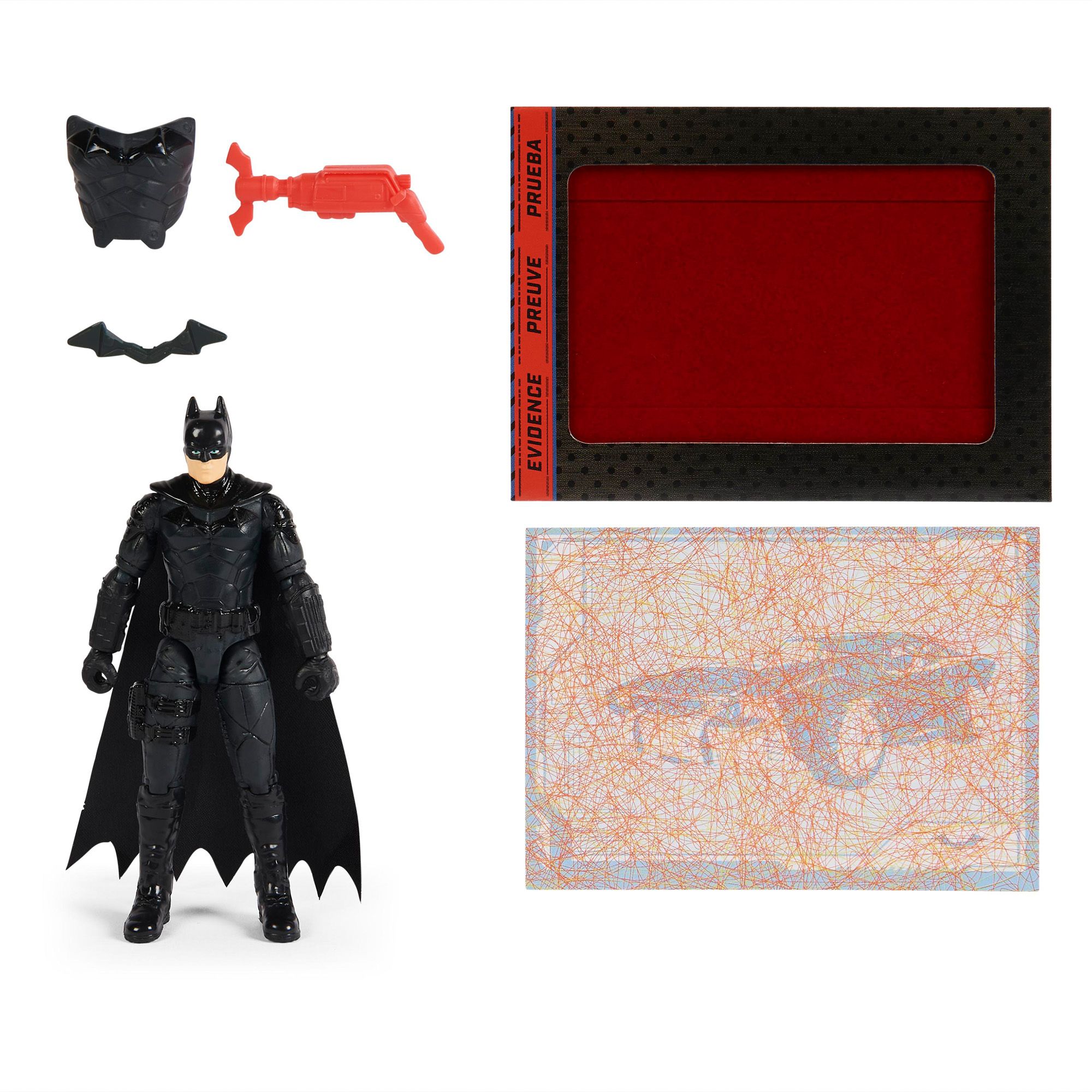 The Batman 4-Inch Figure Contents