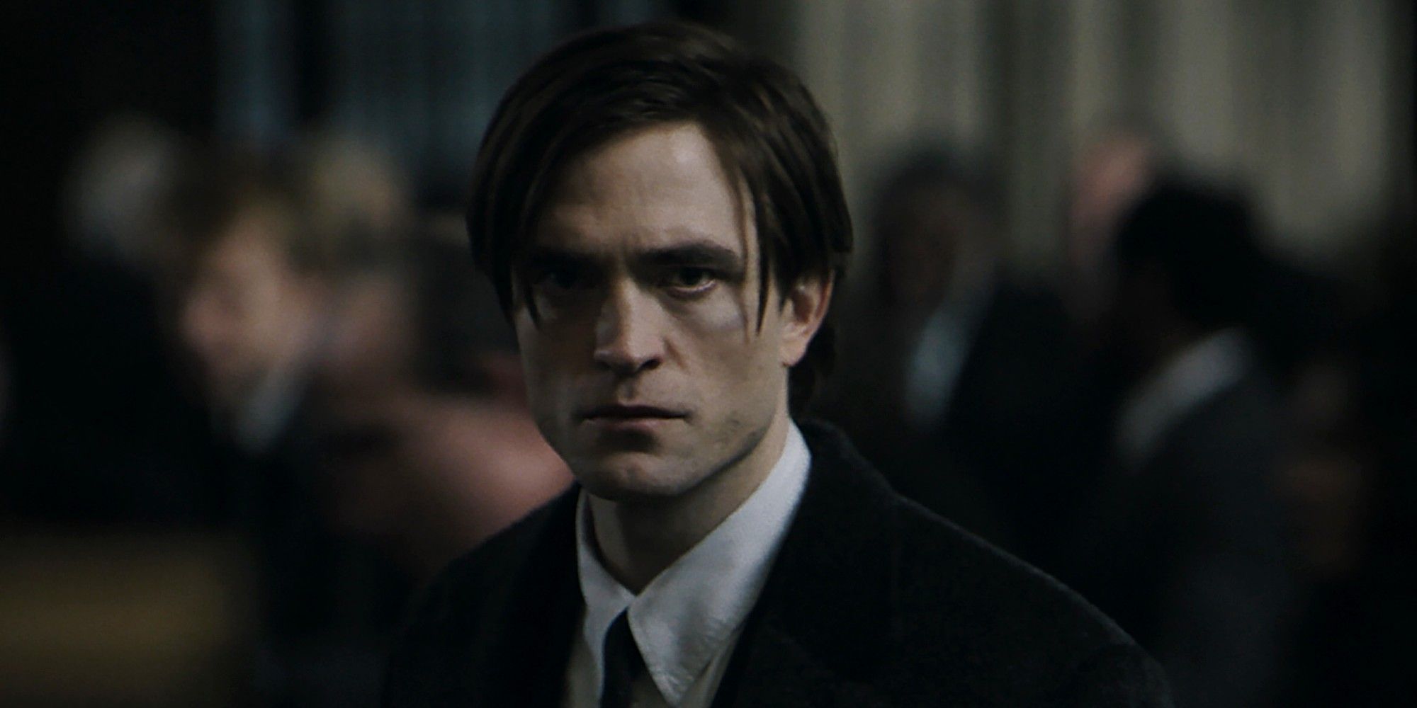 The Batman Robert Pattinson as Bruce Wayne Funeral Scene