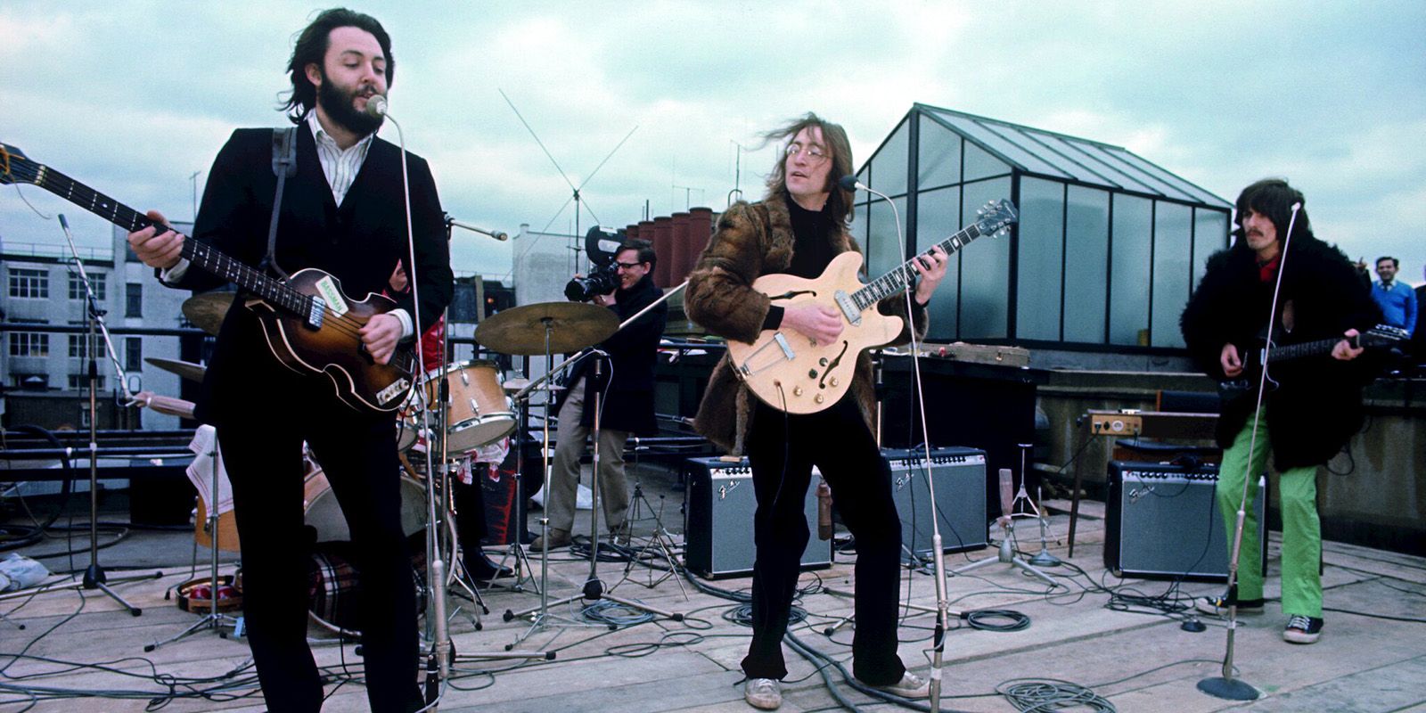 The Beatles Get Back Rooftop performance