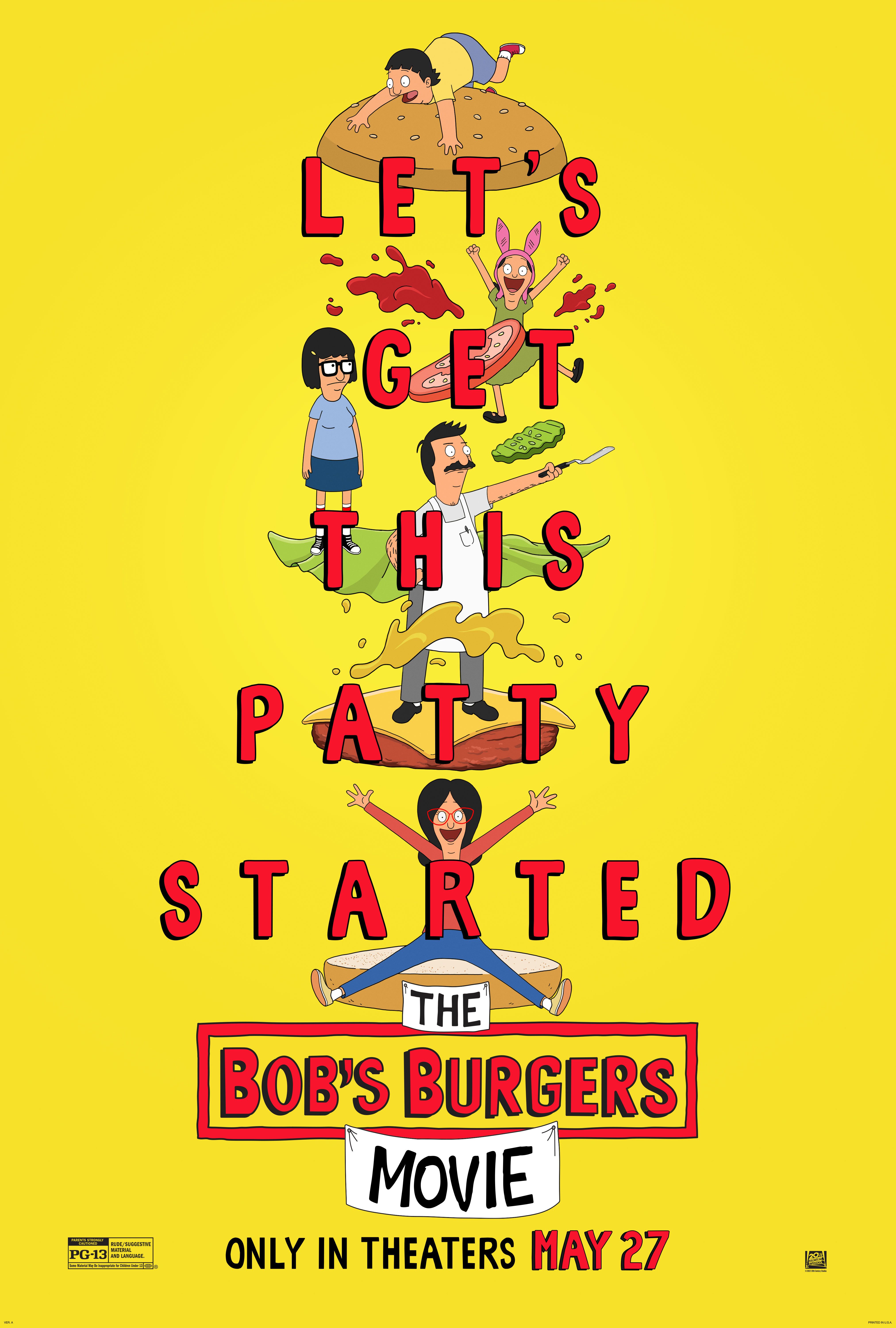 Bob's Burgers Movie Poster & Images Tease The Belchers' Theatrical Debut