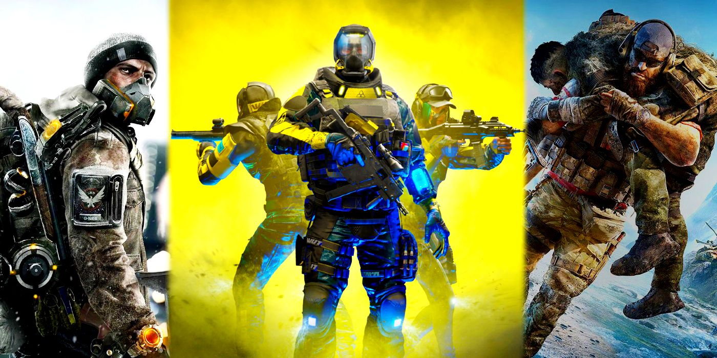 The Division, Extraction, and Ghost Recon covers.