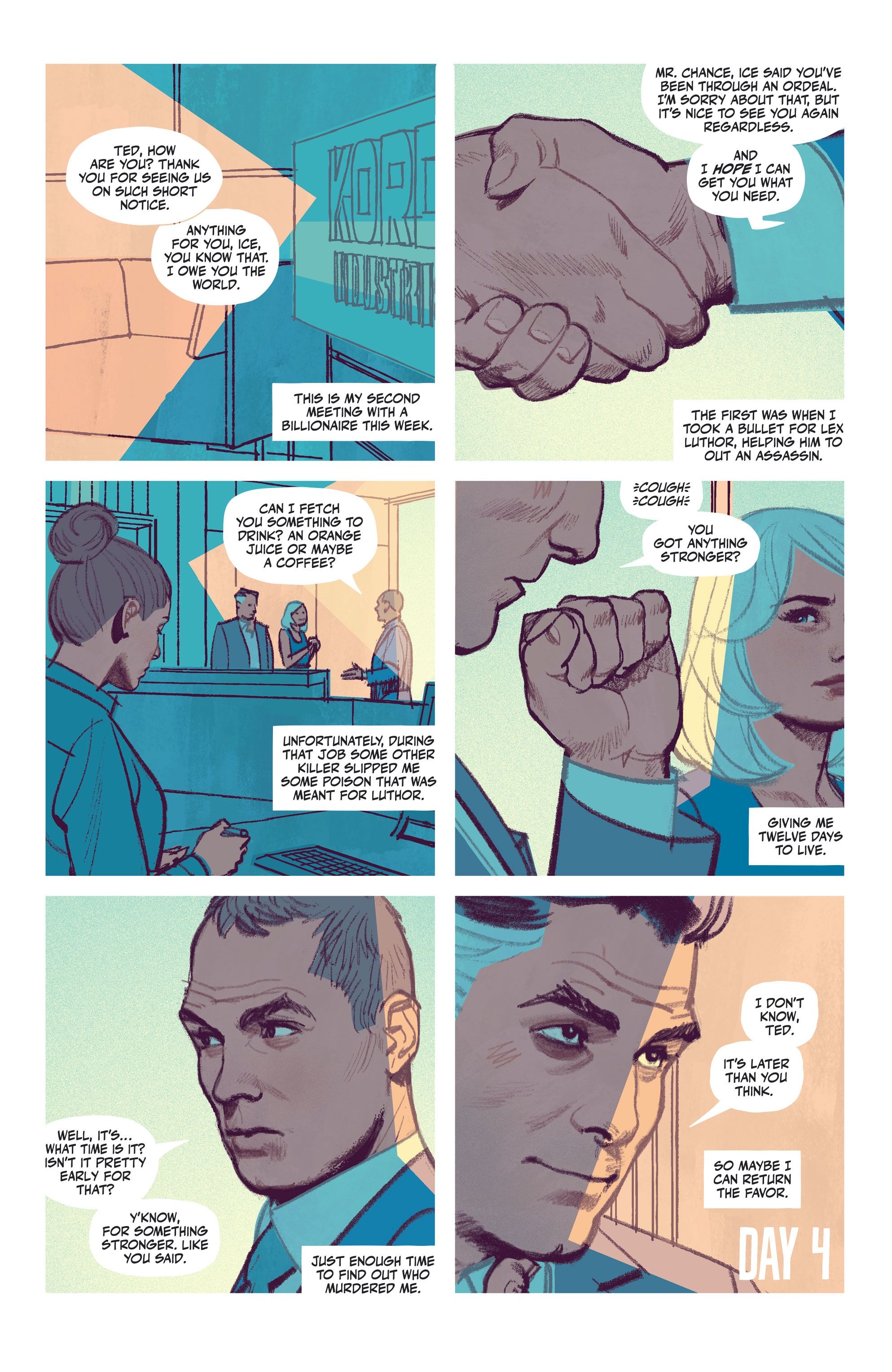Human Target 4 preview page