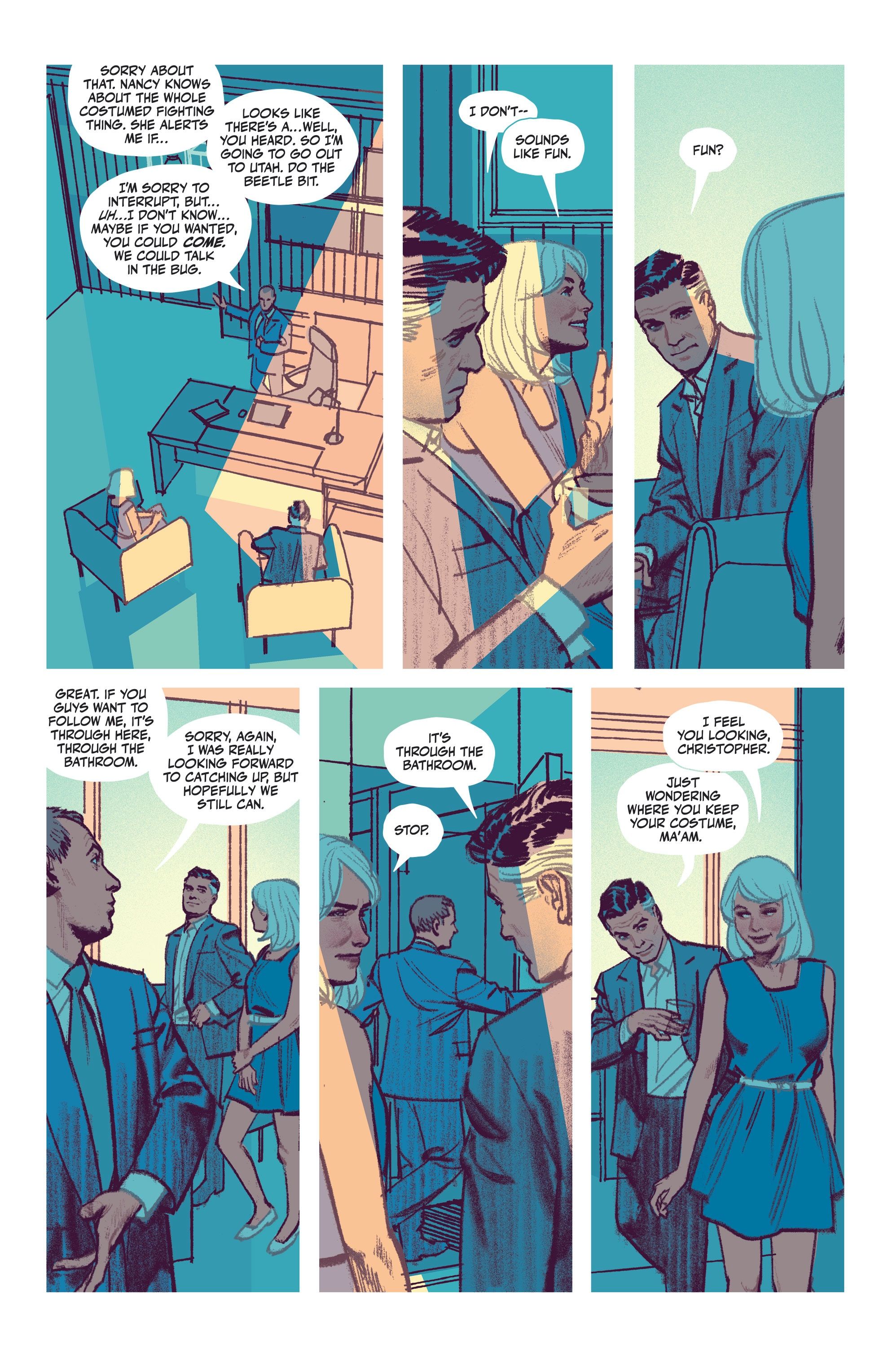 Human Target 4 preview page