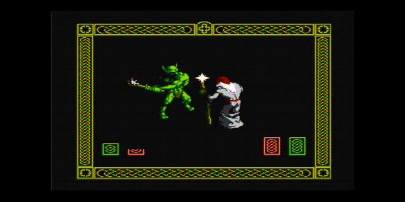 Gameplay of the NES game The Immortal.