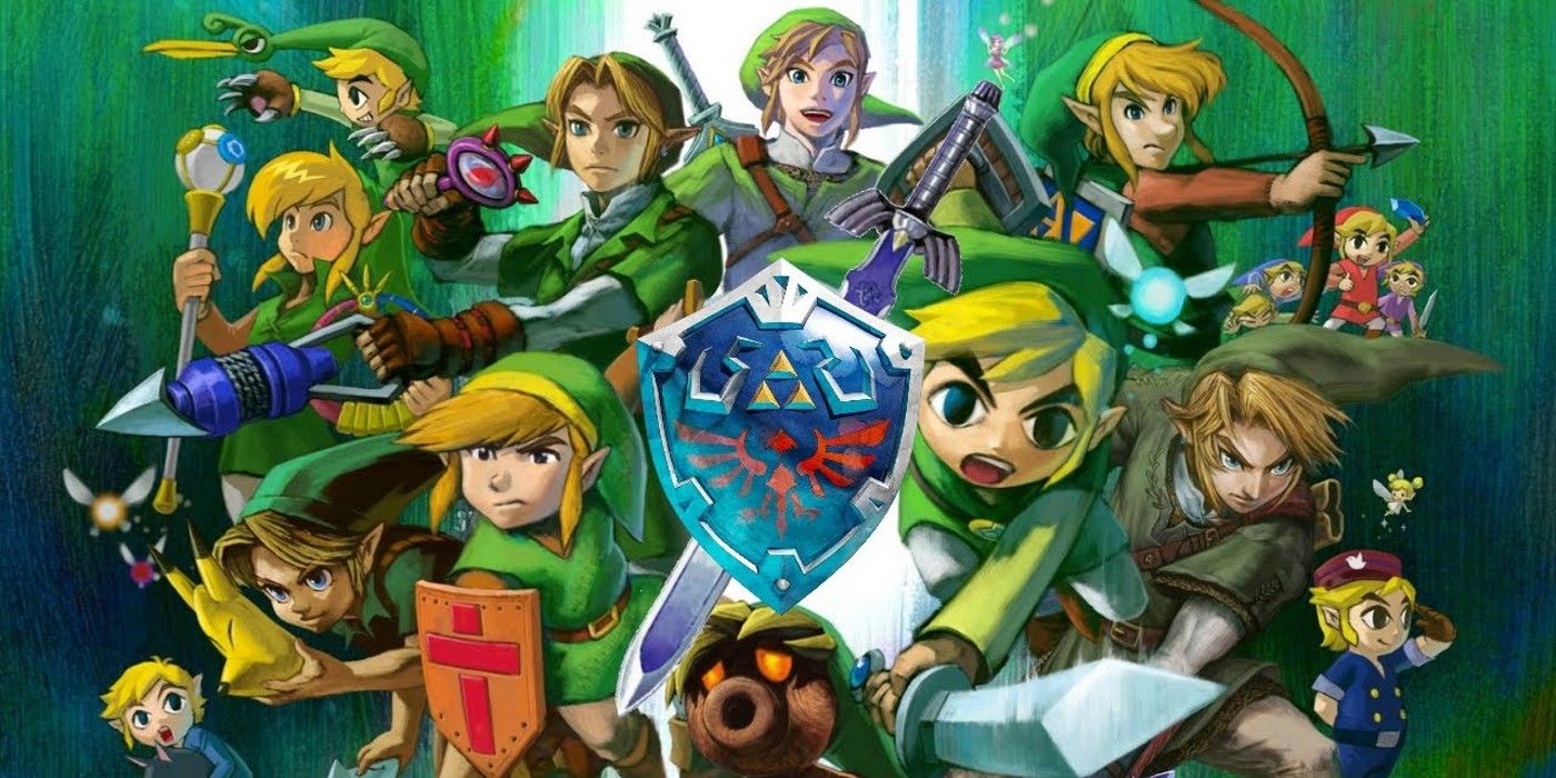 The Legend of Zelda all Links from over the years