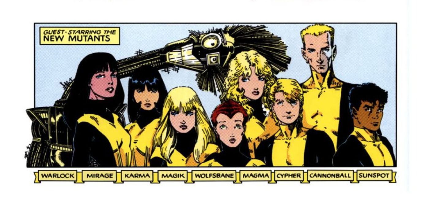 The New Mutants assemble in Marvel Comics.