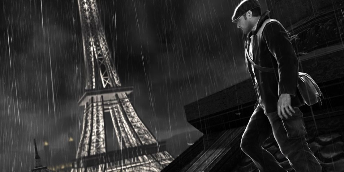 Sean Devlin looks upon a monochrome Paris.