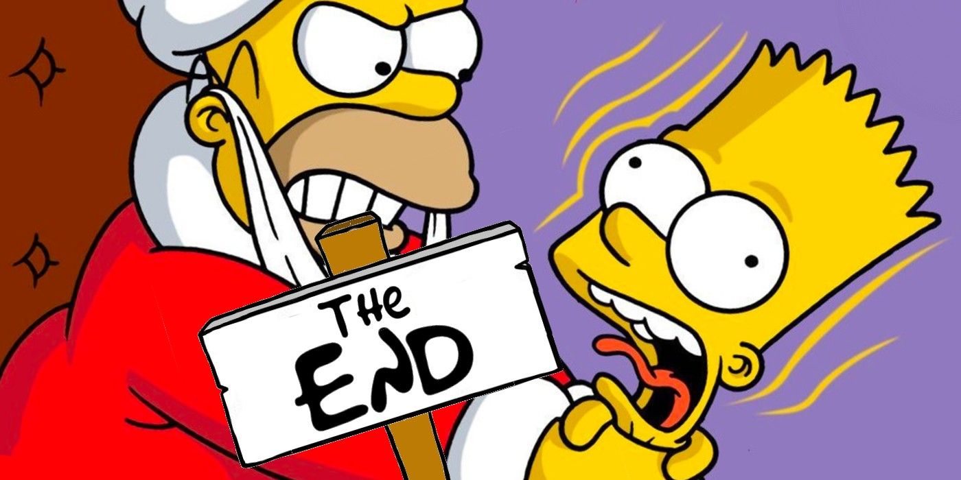 The Simpsons Christmas Episode The End