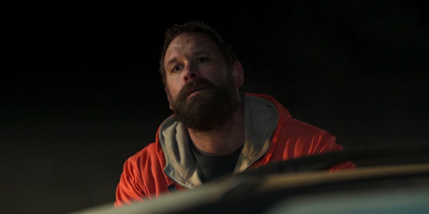 The Stranger tries to get into Gary’s car in Wolf Like Me