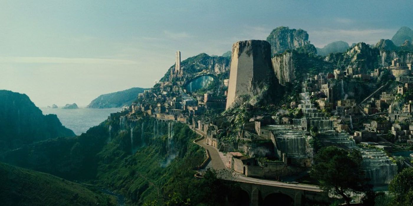 The island of Themyscira in Wonder Woman.