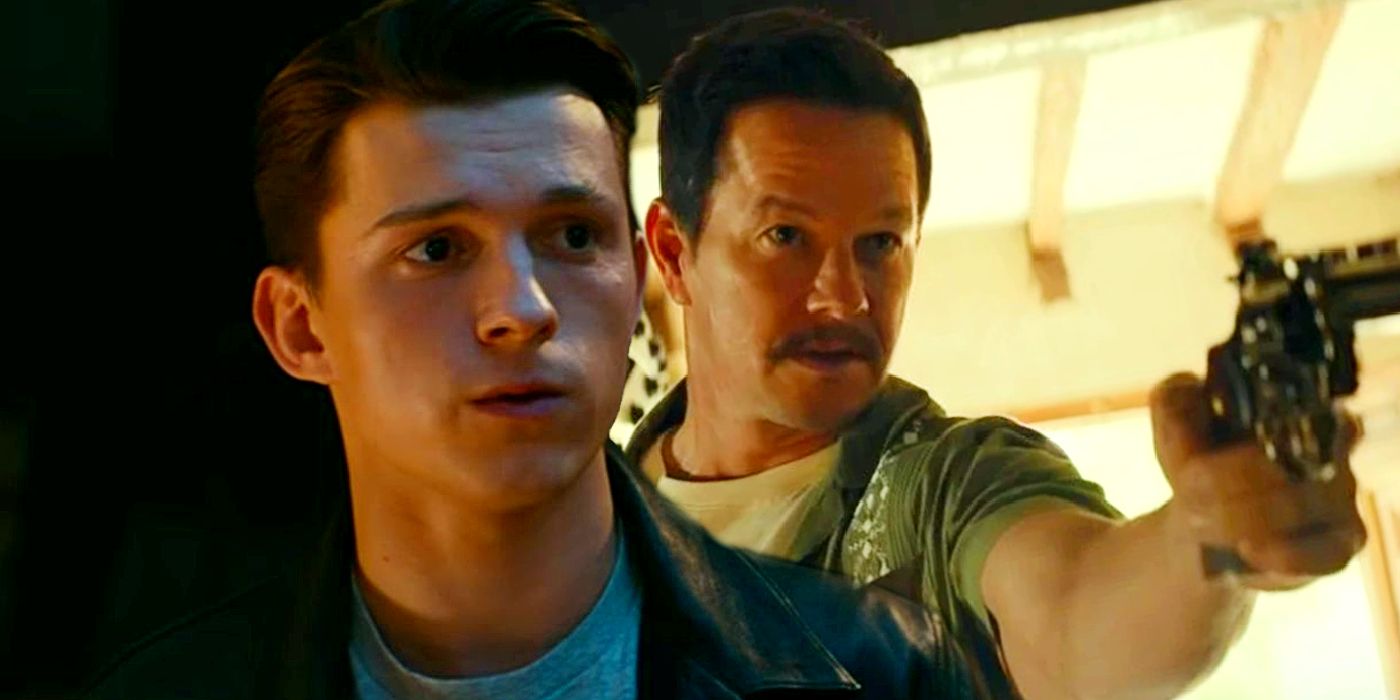 Tom Holland and Mark Wahlberg Uncharted