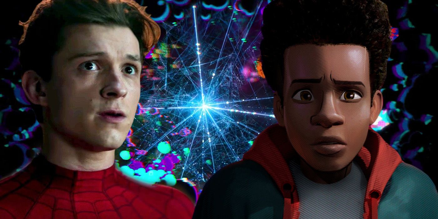 Tom Holland and Miles Morales Spider-Verse