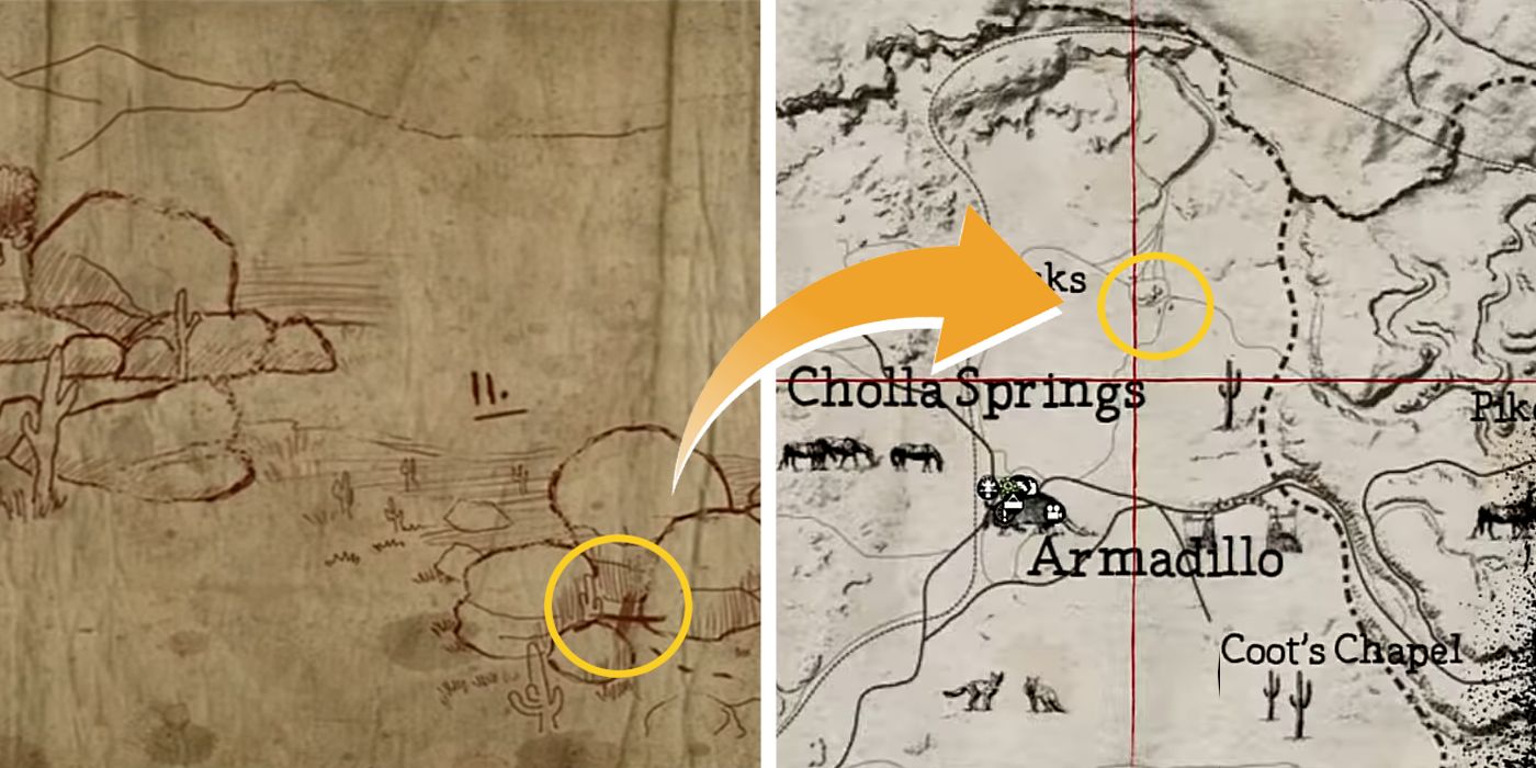 Treasure Maps Location 1 in Red Dead Redemption
