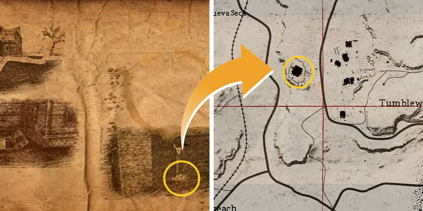 Treasure Maps Location 3 in Red Dead Redemption