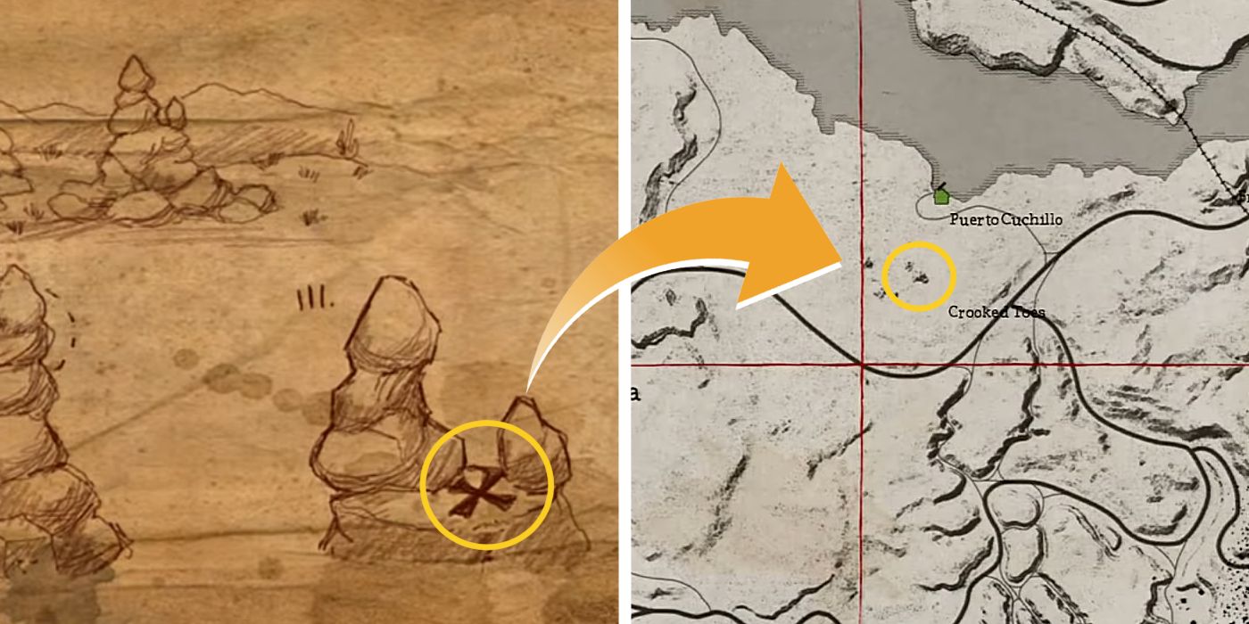 Treasure Maps Location 5 in Red Dead Redemption