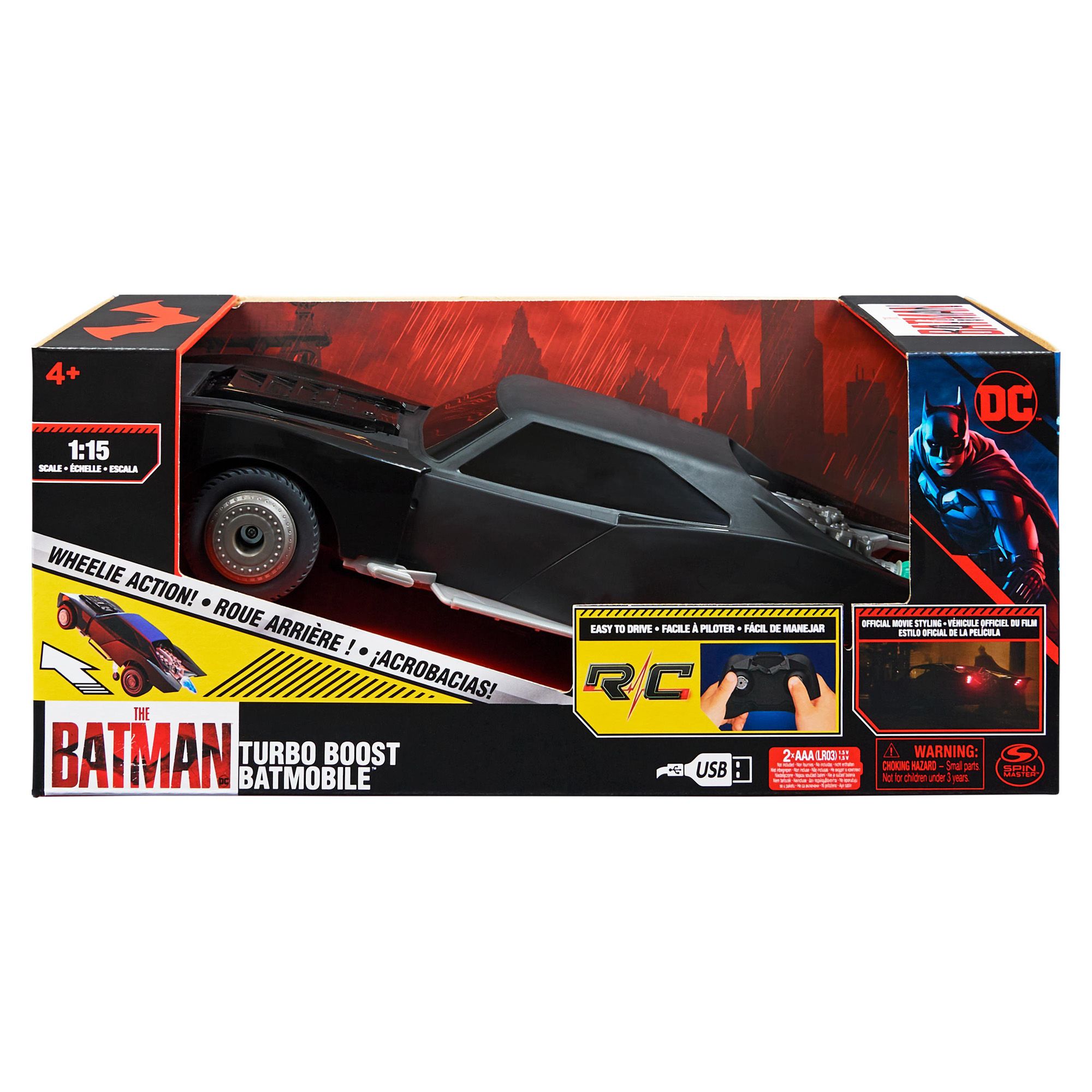 Turbo Boost Batmobile Packaged