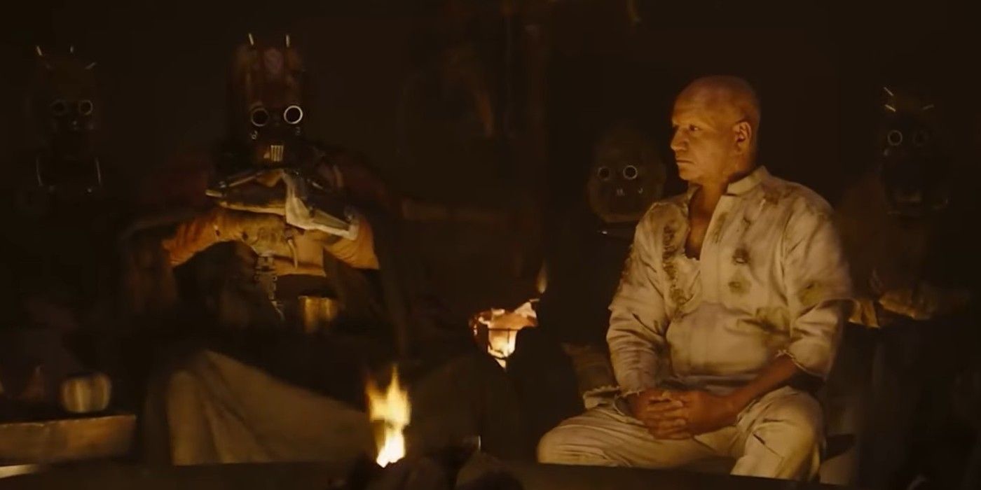 Tusken and Temuera Morrison in Book of Boba Fett