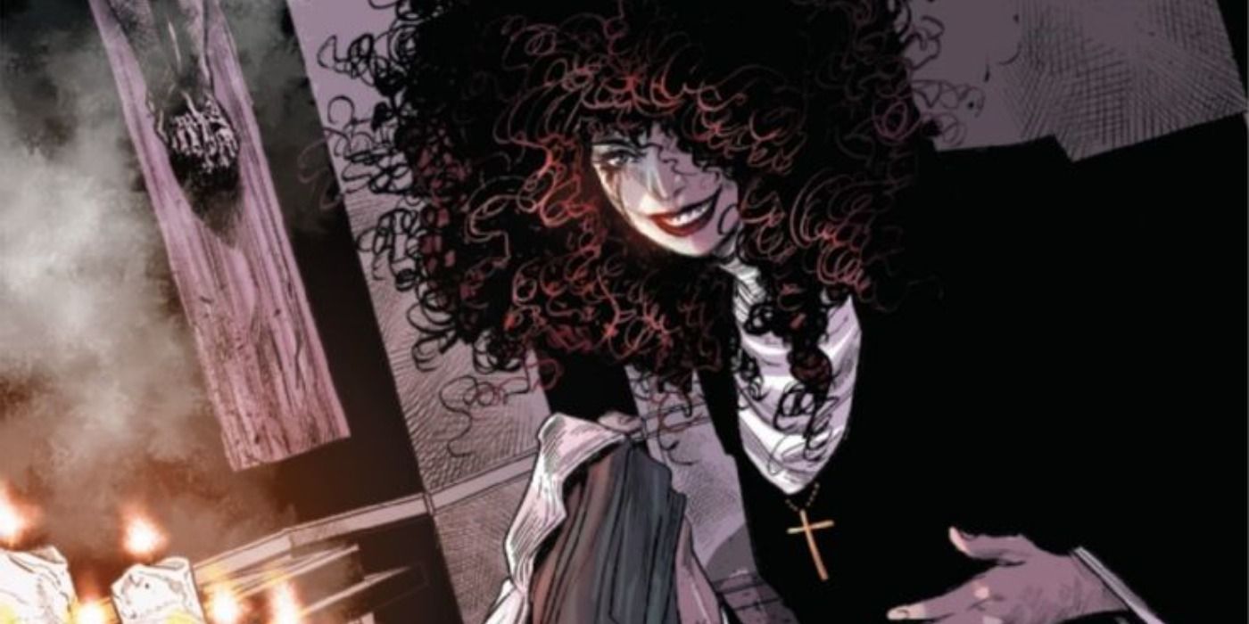 Typhoid Mary shedding her identity as a nun in the current Daredevil run