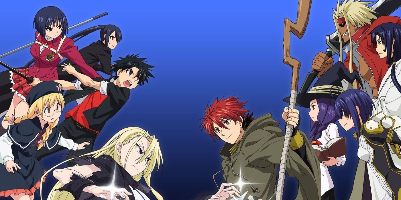 Main characters from the UQ Holder anime