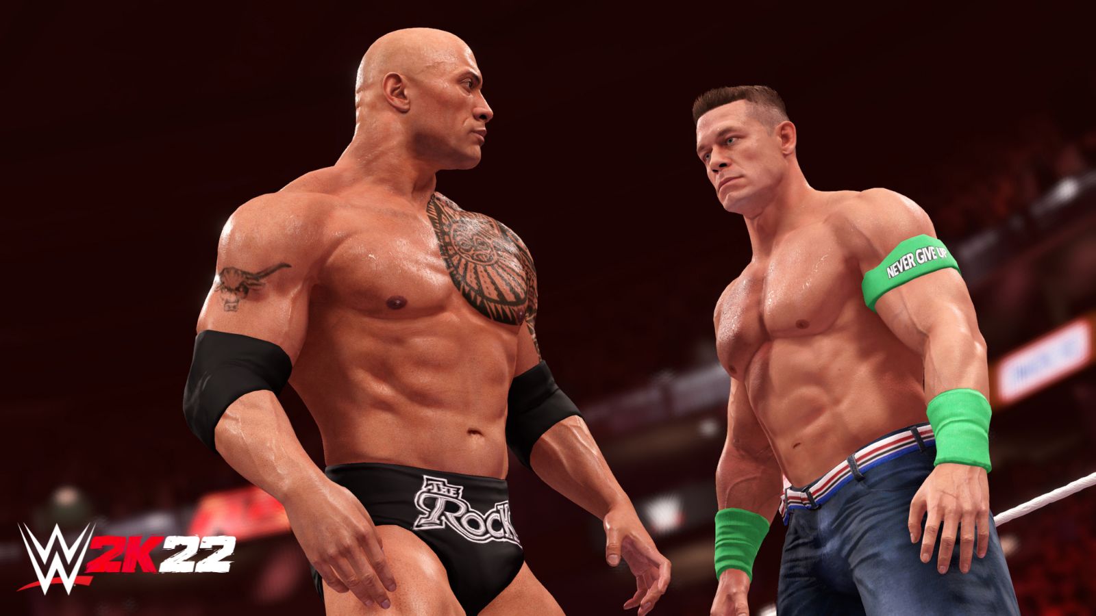 WWE 2K22 Rock And John Cena