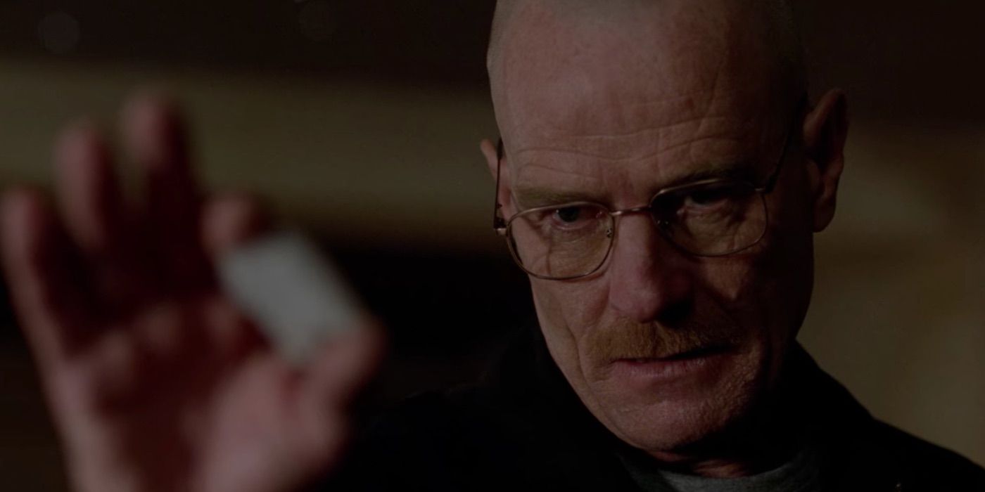 Walter White showing Tuco the fake meth in Crazy Handful Of Nothin' in Breaking Bad.