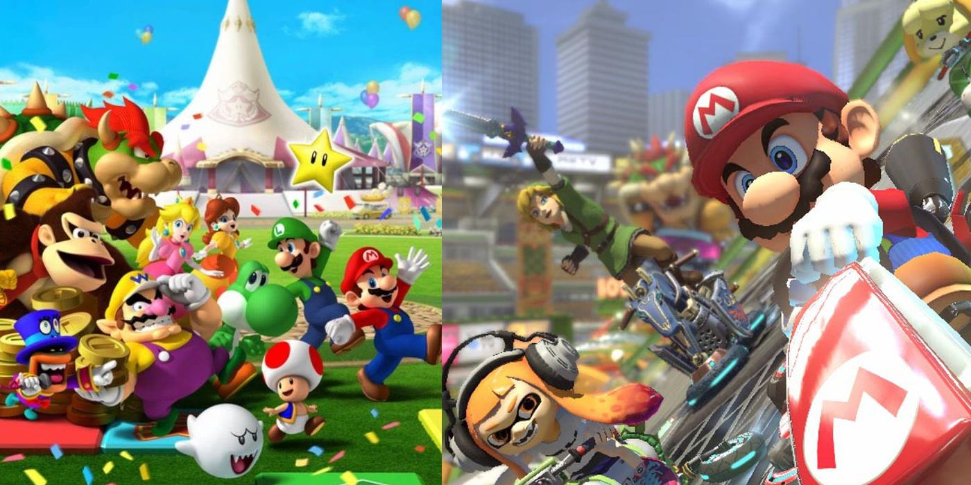 What Mario Party Can Learn From Mario Kart 8 Mario Party Cover and Mario Kart 8 with New Characters