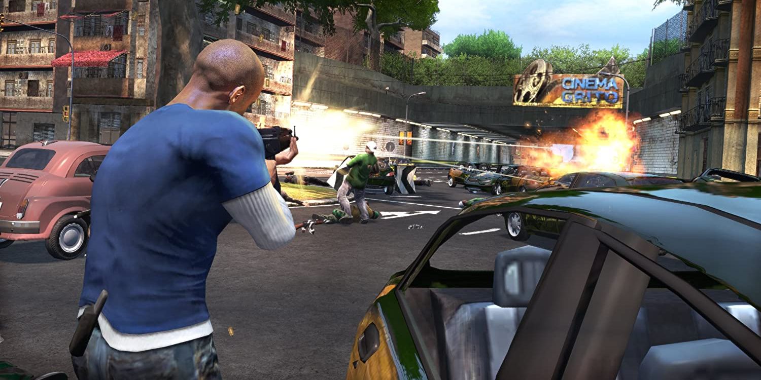 Vin Diesel in Wheelman screenshot.
