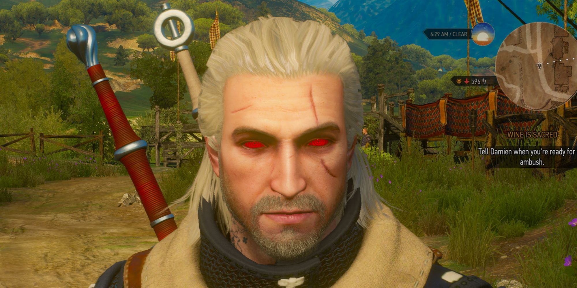 The Witcher 3 Mod Gives Geralt Eyes Inspired By Naruto