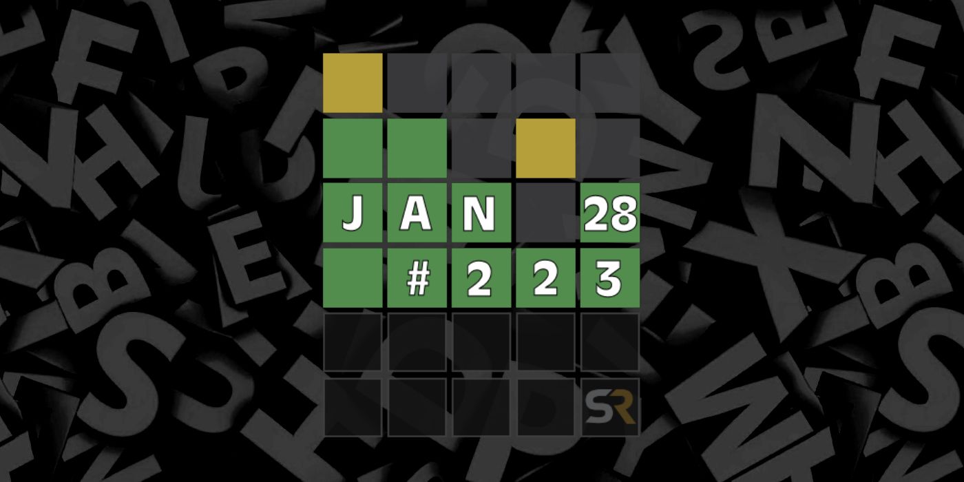 Wordle January 28th 223 Thursday