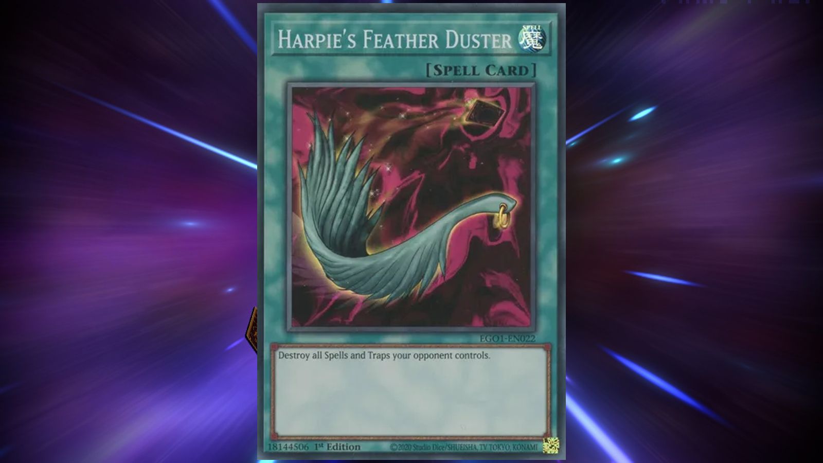 Yu-Gi-Oh! Master Duel players should craft Harpie's Feather Duster.