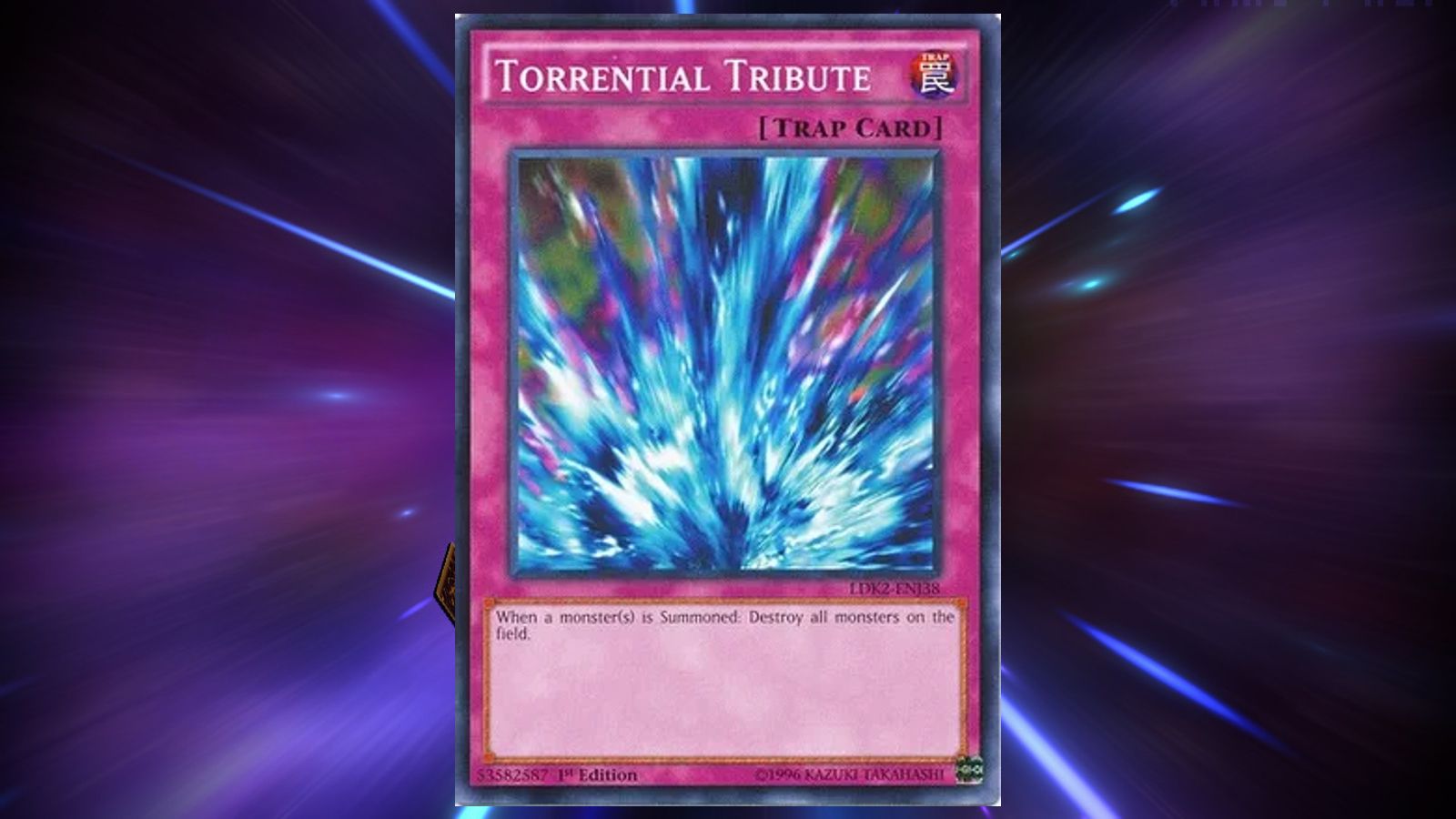 Torrential Tribute is a great card to craft for any Yu-Gi-Oh! Master Duel player.