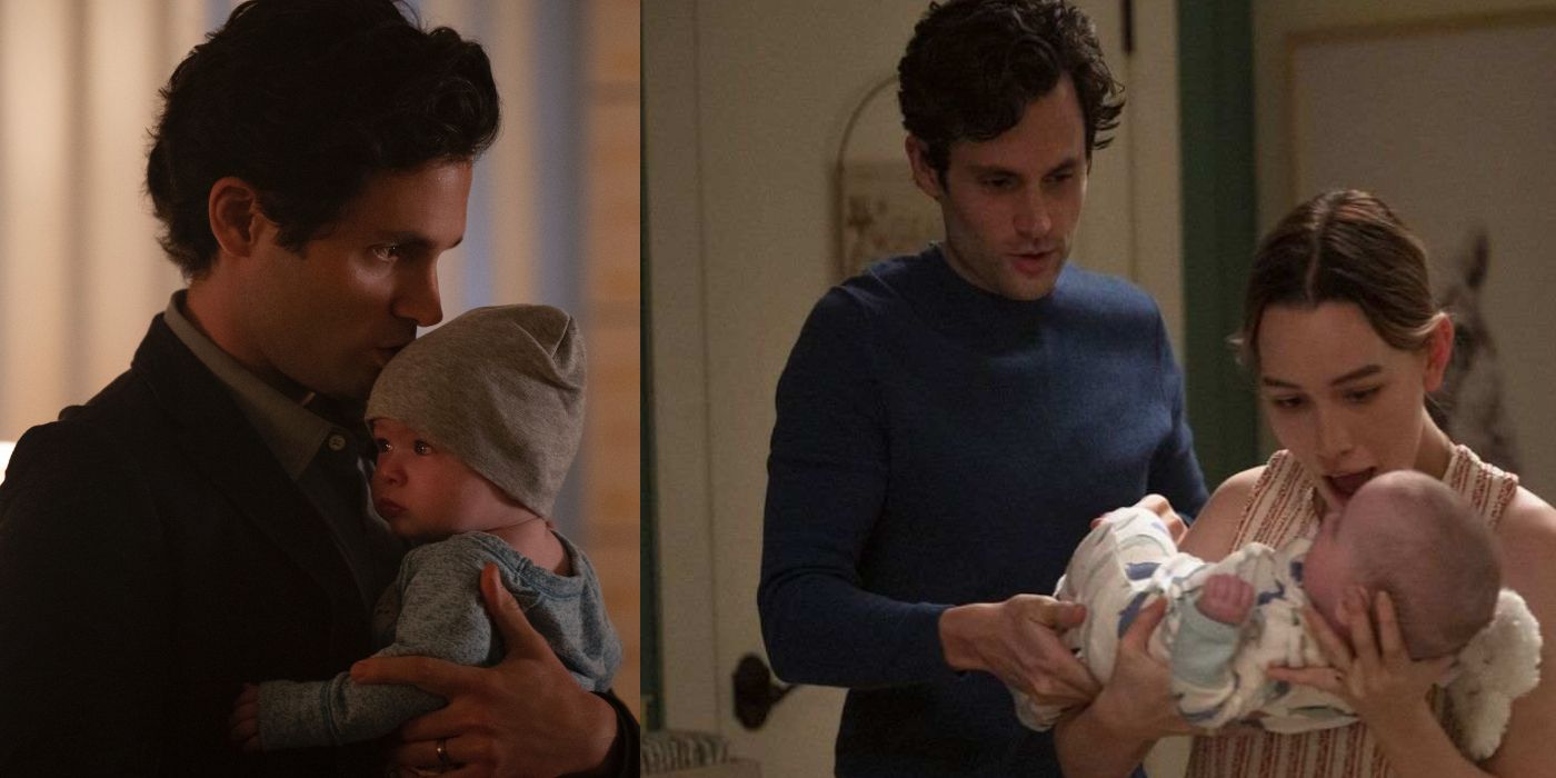 Collage of Joe with baby and Love, Joe, and Baby from YOU