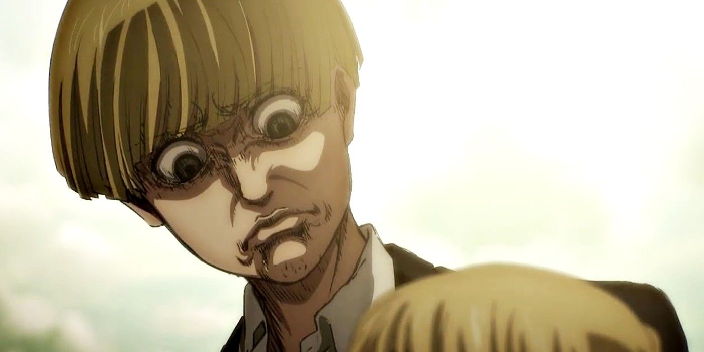 Yelena scary face in Attack on Titan