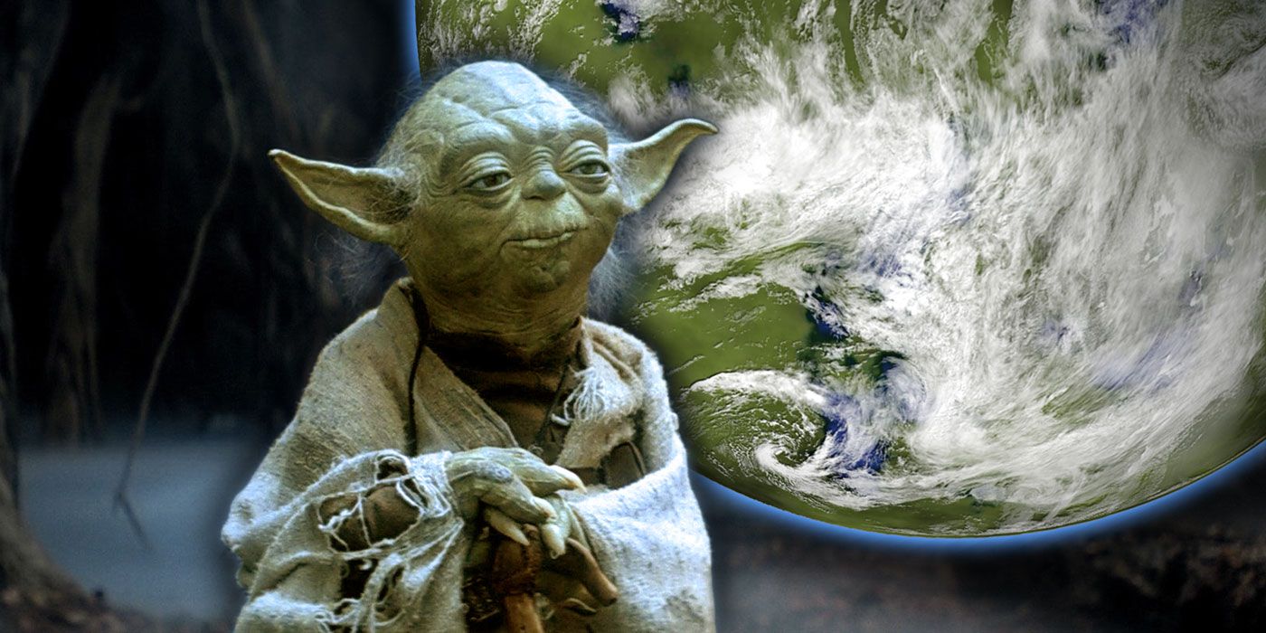Yoda and planet Dagobah