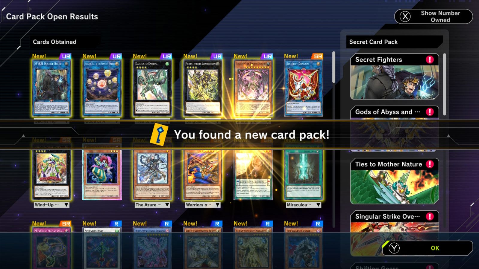 Unlocking Secret Packs gives players 24 hours to pull specific cards in Yu-Gi-Oh! Master Duel.