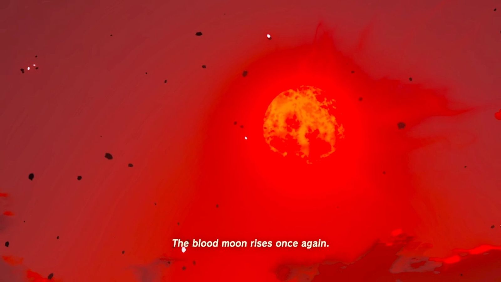 The Blood Moon rises in BOTW.