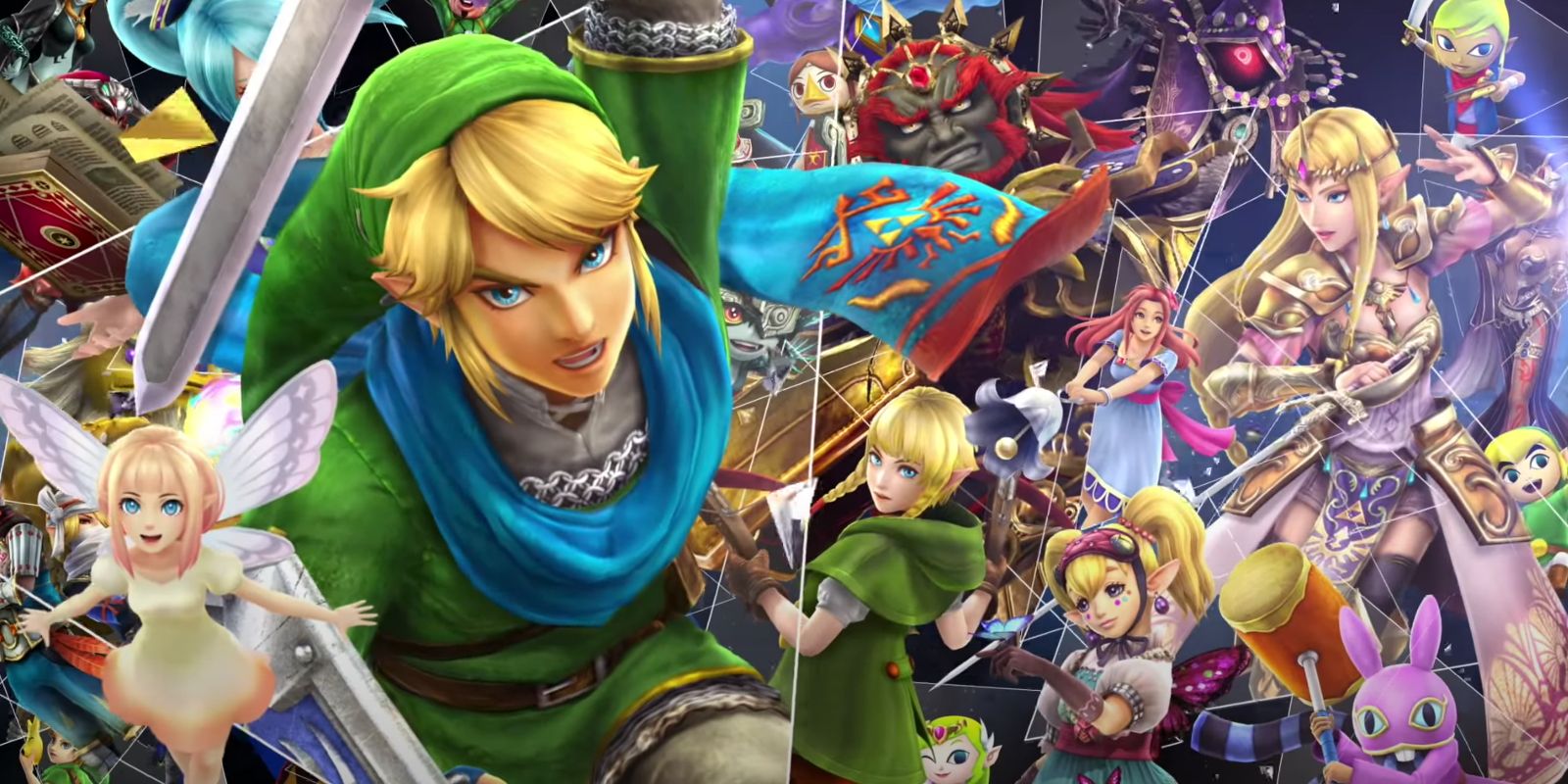 Hyrule Warriors is Zelda's crossover with Dynasty Warriors.