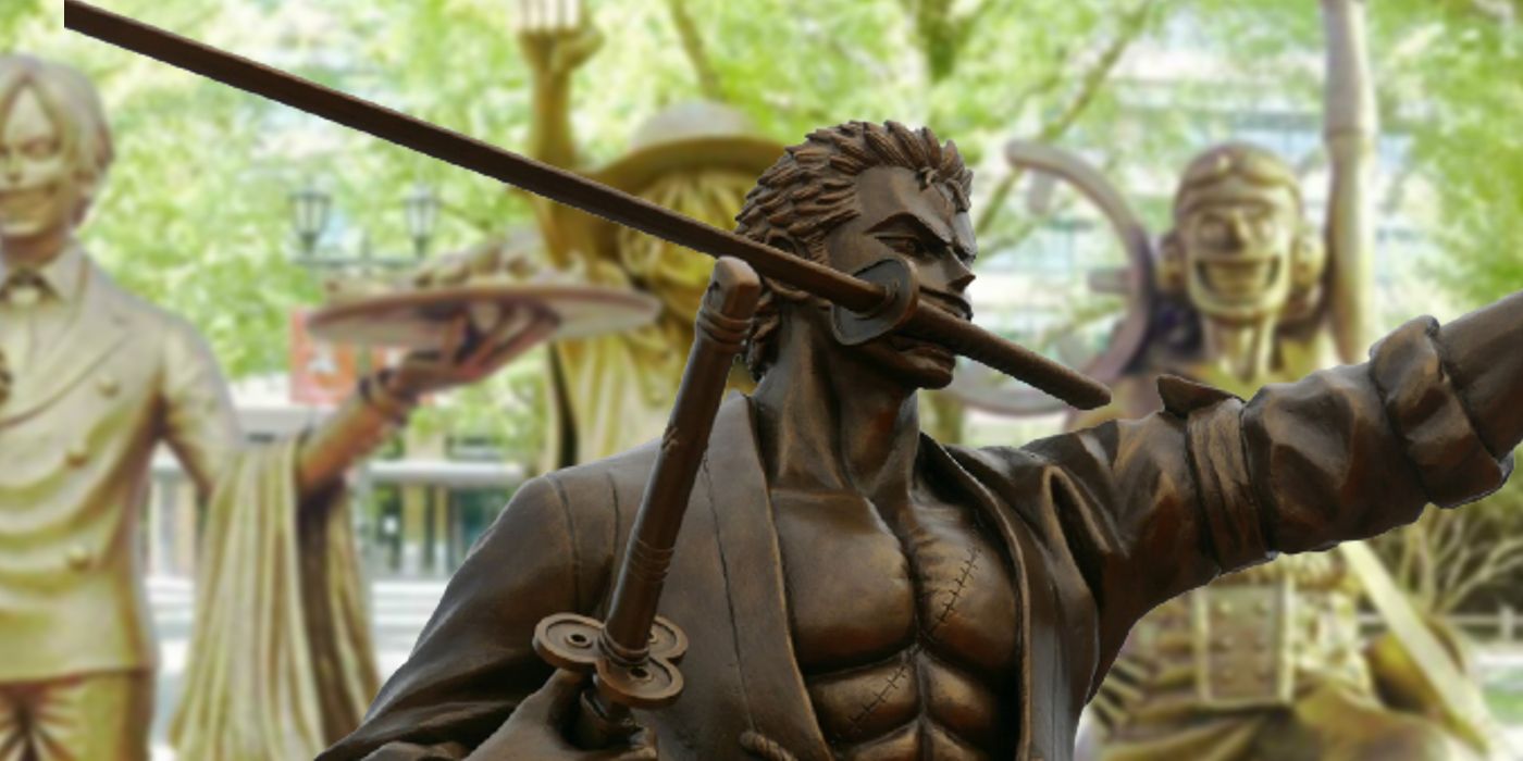 Zoro Statue Completes Touching Life-Sized Tribute to One Piece Creator