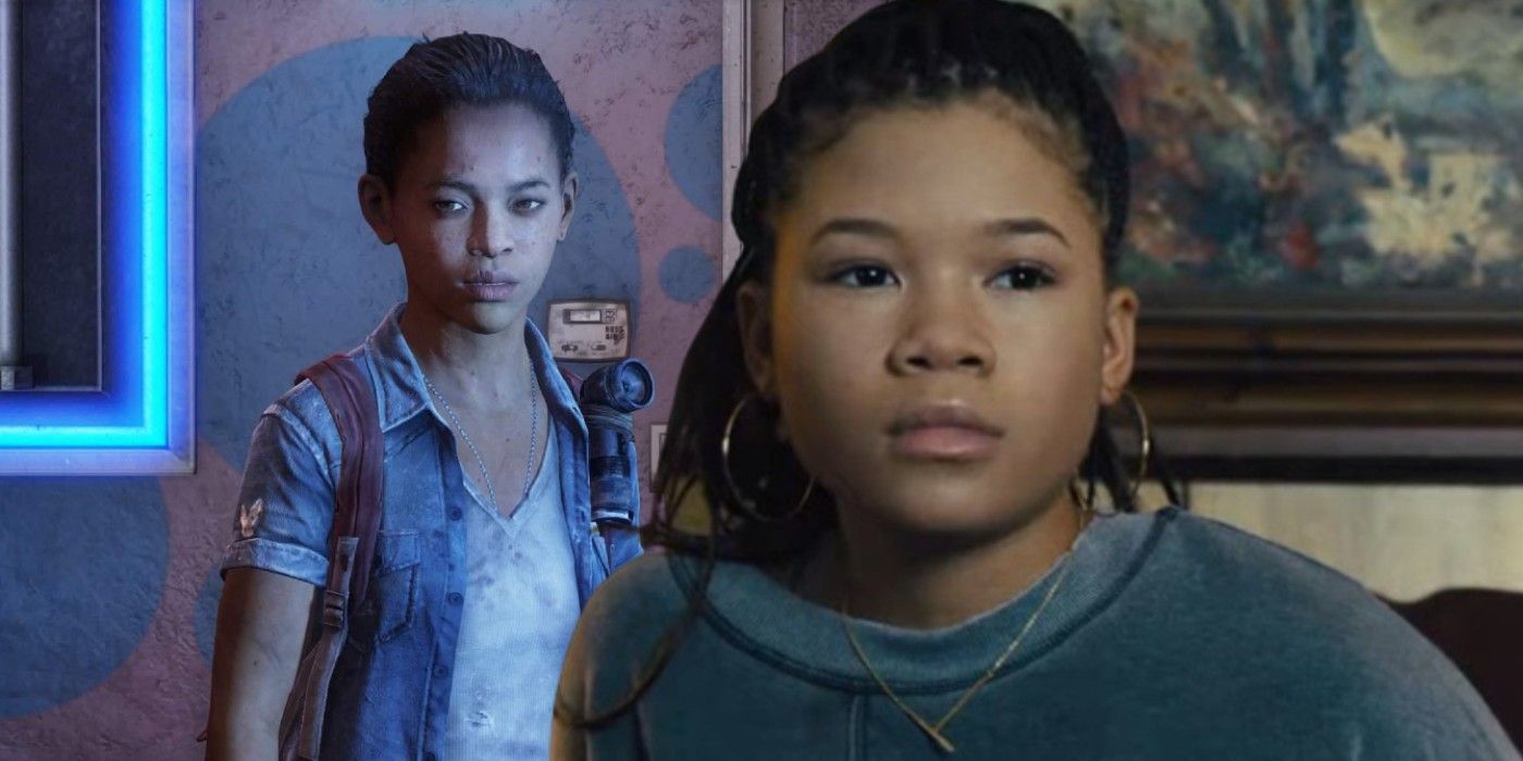 actress Storm Reid and Riley from the last of us video game