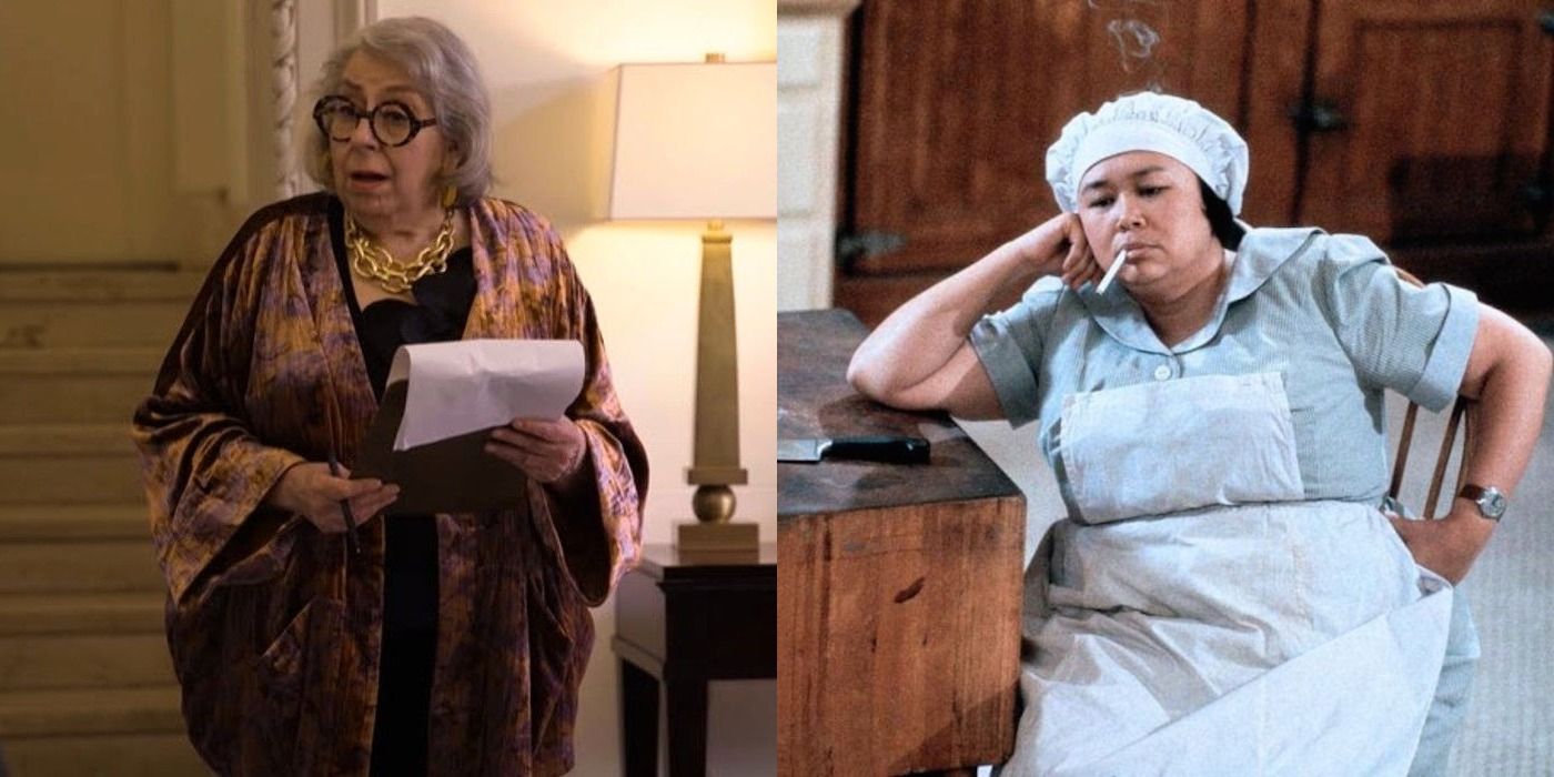 Split image of Bunny in Only Murders and The Cook in Clue