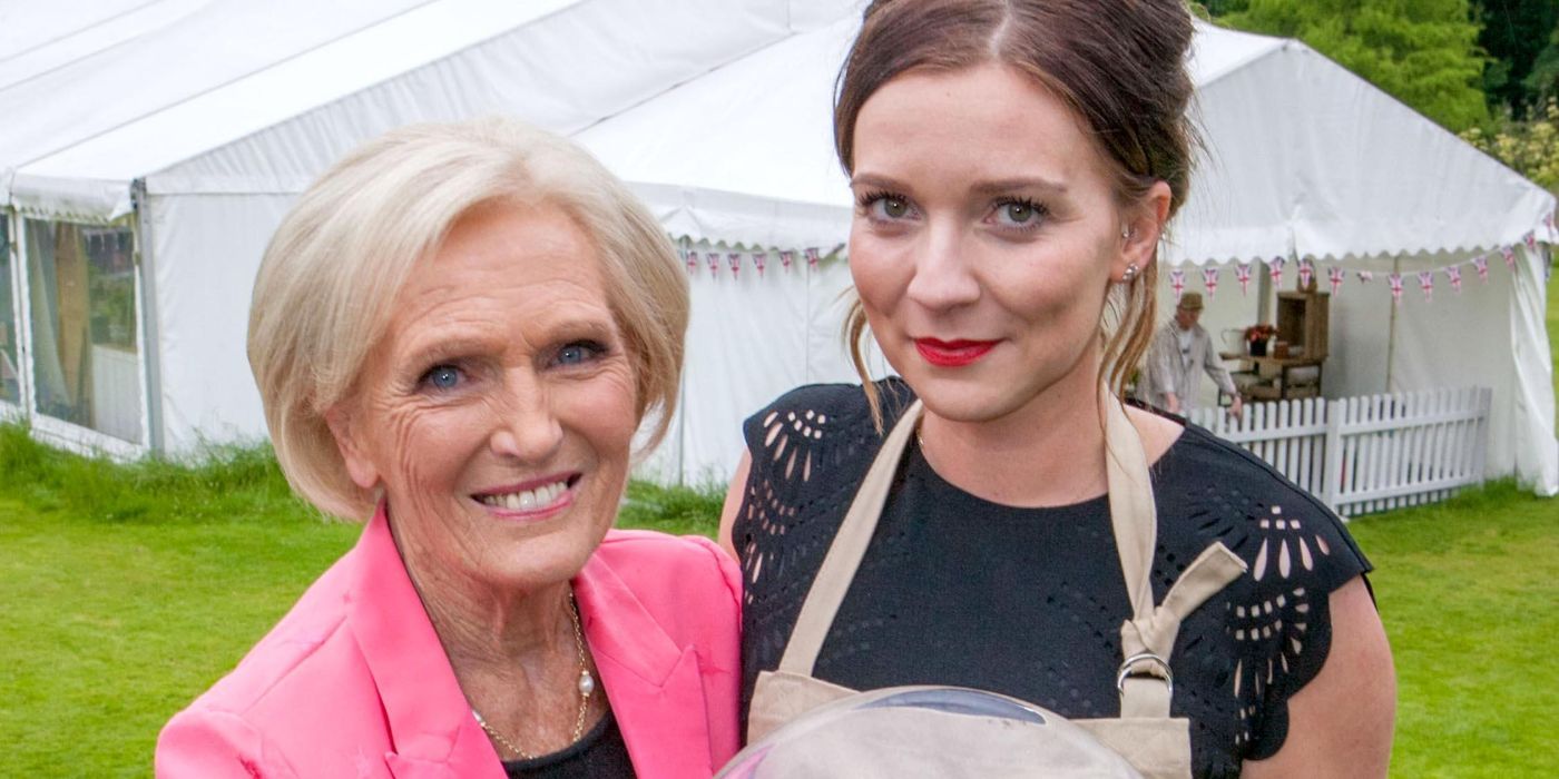 Candice Brown with Mary Berry on GBBS
